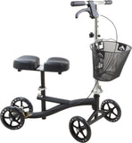 Roscoe Medical Knee Scooter for Adults for Foot Surgery, Foldable & Adjustable Knee Walker for Broken Foot & Leg Injuries, Crutc