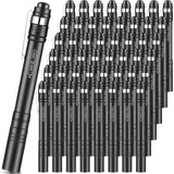 Rossesay 48 Pack Mini Pen Flashlights Bulk LED Pen Lights Aluminum Pocket Flashlights with Clips Small Handheld Torches Gifts fo