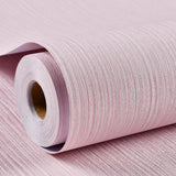 Haimin Grasscloth Wallpaper Textured 24in X 393in Fabric Contact Paper Pink Wall Paper Textured Linen Peel and Stick Self-Adhesi