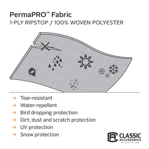 Classic Accessories Over Drive Permapro Deluxe Water-Repellent Travel Trailer Cover, Fits 35 - 38 Rvs