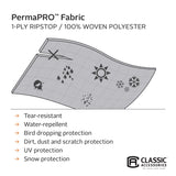 Classic Accessories Over Drive Permapro Deluxe Water-Repellent Travel Trailer Cover, Fits 35 - 38 Rvs