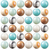 100Pcs Natural Stone Beads 6mm Amazonite Round Gemstone Loose Beads with Elastic Bracelet String for Bracelets Necklace Jewelry 
