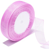 Bsikon 3/4 Inch Sheer Organza Ribbon 50 Yards Light Purple Chiffon Ribbon for Gift Wrapping,Bouquets,Wedding,DIY Craft
