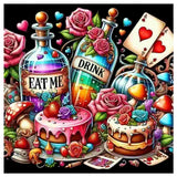 hkejoi Diamond Painting Kits, Diamond Art Kits for Adults, 5D Diamond Painting for Adults, Full Round Drill Diamond Art Kits for