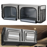 SKYJDM 36 RV Overhead Soft-Sided Storage Cabinet, RV Organizer Storage Cabinet Compatible with Mercedes-Benz Sprinter, Ford Tran