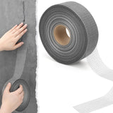 Innconee 350 ft x 2 Inch Cement Board Joint Tape Self Adhesive Durable Gray Fiberglass Mesh Drywall Mesh Repair Tape for Cement 