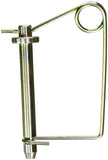 Double HH X Wire Lock Hitch Pin with Coil Tension Made of High Carbon Steel, 5/8 by 4-1/4