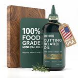GOOD FOR WOOD Food Grade Mineral Oil for Cutting Boards 16 Oz - Premium Cutting Board Oil & Butcher Block Conditioner - Food Saf