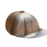 Salty The Gatsby Tweed Cap Brown For Women Stylish | Summer Head Cap Hats For Girls, Kids, Boys | Uv Protection | Adjustable C
