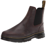 Dr. Martens Unisex Embury Chelsea Boot, Dark Brown Crazy Horse, 13 Women/12 Men