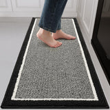 Kitchen Runner Rugs Non Slip Washable Long Kitchen Rugs Absorbent Dirt Resist Runners for Kitchen Floor Mat in Front of Sink Rug