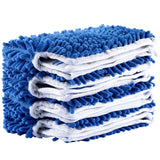 4 Pack Mop Heads for OCedar Dual Action Flip Mop, 18 x 5.5 in