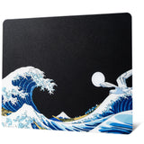 XVX Glass Mouse Pad for Gaming, Black Spider Webs Hard Gaming Mousepad, Professional Large Mouse Mat 410mm*310mm, Special Glass 