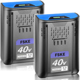 FSKE 6.0Ah Replacement for Kobalt 40V Battery KB440-06 KB240-06 KB2540C-06 KB540-06 KB640-03 - Compatible with Kobalt 40 Volt Po