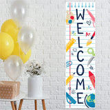 Big Dot of Happiness Back to School First Day of School Classroom Front Door Decoration Vertical Banner