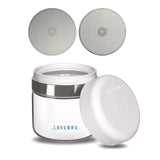 SHELBRU Coffee Sifter/Sieve for Microfines in Coffee Grounds 2 Stainless Steel Filters Included 800um for Coarse Ground, 500
