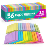 Lined Sticky Notes, 36 Pads, 3x3 Inches Self-Stick Note Pads, Perfect for Office, Study, and Daily Life Organization - Bright