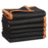 ZENY Padded Moving Blankets 6/12/18 Pack, Heavy Duty Packing Blankets Black, 72''x40'' Furniture Moving Pads for Shipping Packin