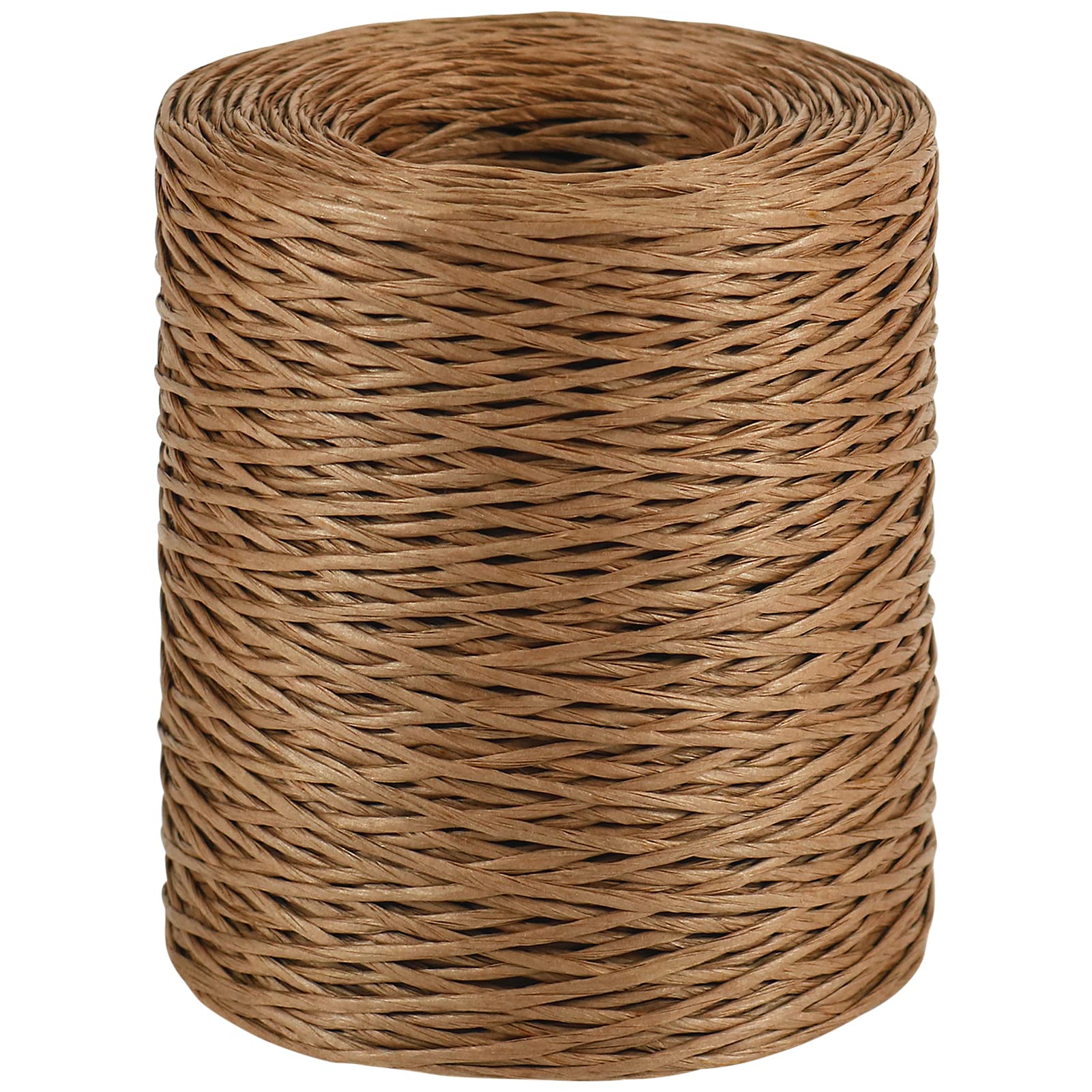 Brown Floral Wire, 656 Feet 2mm Paper Covered Bind Wire for Floral Bouquets, Flower Crowns, Wreath Making, Christmas Ornaments, 