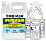 Performacide Disinfectant - Kills COVID-19 Virus in 30 Seconds - No Rinse, No Wipe, No Residue - Just Add Water - Gallon Kit wit