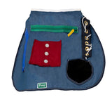 Posey 7400 Activity Apron, Blue Denim with Bright Color, Multi