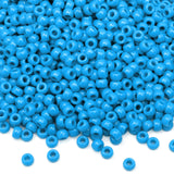 GMMA Blue Pony Beads for Jewelry Making, Friendship Bracelets & Hair Braiding - 6x9mm Plastic Beads for DIY Bracelets, Necklaces