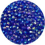 Daiyifiy 400 Pcs 8MM Round Faceted Acrylic Beads AB Color Transparent Crystal Acrylic Beads Round Bicone Beads for Jewelry Makin