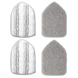 SetSail Scouring Pads Microfiber Cloth Refill 4 Pack, for SetSail Tile and Bathtub Scrubber Brush Heavy Duty Scrubbing Sponge Sc