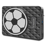 10 Inch 800W Slim Under Seat Car Subwoofer with Built-in Amplifier | High/Low Level Inputs | Remote Bass Control | for Car & Tru