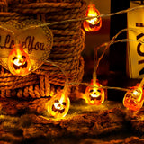 TKYGU Halloween Decorative9.8FT15Led Light Pumpkin Decorative String Light String Light Waterproof Halloween Lights 2 Modes for 