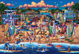 Buffalo Games - Dowdle - Dowdle: Surfin' USA - 2000 Piece Jigsaw Puzzle for Adults - Challenging Puzzle Perfect for Game Nights 