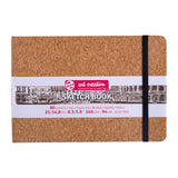 Talens T9314-055M 454615 Art Creations Sketchbook, Drawing Notebook, 8.3 x 5.9 inches (21 x 15 cm), Cork, Thickness: 4.1 oz/sq f