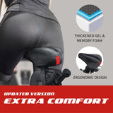 Bike Seat Cushion Compatible with Peloton Bike & Bike Plus, Gel Bike Seat Cover for Women & Men Comfort, Accessories for Most Na