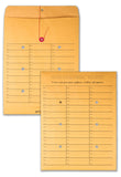 Quality Park, Interoffice Envelopes, StringTie Box, Brown Kraft, 10x13, 100 per Box (63562), Light Brown