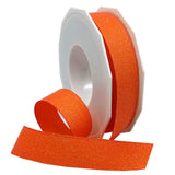 Morex Ribbon Dazzle Grosgrain Ribbon, 7/8 inch by 20 Yards, Tangerine, 99005/20-668