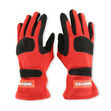 RaceQuip 355013RQP 355 Series Driving Gloves - SFI 3.3/5 - Black/Red - Medium