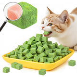 GREMBEB 60g/2.12oz Cat Toy Cats Grass Treats, Fish Oil Kitten Grass Catnip Stick for Hairball Removal Teeth Cleaning Cats Edible