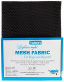 Annie Mesh Fabric Lightweight 18x 54 Black, 18 by 54,PBA02030