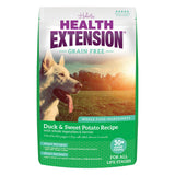 Health Extension Grain Free Duck & Sweet Potato Dry Dog Food (4 lb / 1.81 kg) - Lean Protein Formula with Turmeric & Antioxidant