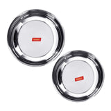Sumeet Stainless Steel Tasra, 3, 3.8 L, 2 Piece (Steel), 3.8 liter