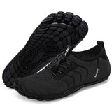 Racqua Water Shoes Quick Dry Barefoot Beach Aqua Sport Swim Surf Pool Hiking Diving Walking For Men Women Black 14 W/13 M -Like New