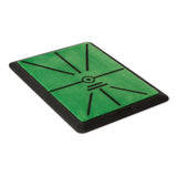 Amazon Basics Golf Swing Path Hitting Mat Practice Training Aid, 16 x 12