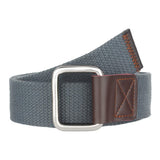 Usl Cotton D Ring Buckle Belt For Men, Gifting Solution, Nylon Strap, Light Weight (Free Size, Blue)