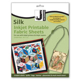 Jacquard Ink Jet Fabric 8.5 x 11 Silk Sheets (10 pack)