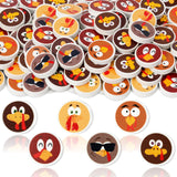 BZaber 60Pcs Thanksgiving Mini Erasers for Kids Bulk Turkey Pencil Erasers Stationery for Student Classroom Prizes Homework Rewa
