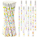 Xqumoi 60Pcs Easter Bunny Pencils with Eraser - Cute Candy Rabbit Easter Egg #2 HB Pencils, School Classroom Student Rewards Off