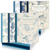 Blue Amazingspark 6 Pack Retro Sea Composition Notebooks College