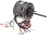 Fasco D727 5.6 Frame Open Ventilated Permanent Split Capacitor Direct Drive Blower Motor with Sleeve Bearing, 1/3-1/4-1/5HP, 107