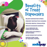 Sodapup Dog Chew Toy And Treat Dispenser - Enrichment Dog Toys - Treat Dispensing Dog Toys - Dog Puzzle Toys - Dog Treat Toy - L
