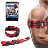 BFR BANDS Occlusion Bands (PRO X) 2 Pack, 2 Inch Wide, Blood Flow Restriction Band Set for Arms w/ Pull to Tighten, QuickRele